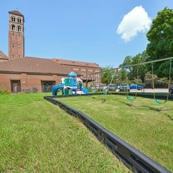 exterior view Twin Gates
